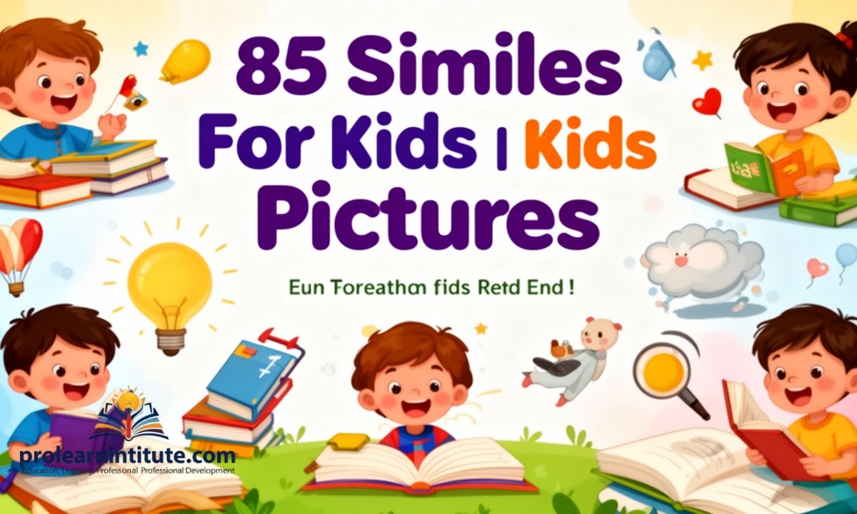85 similes for kids pictures