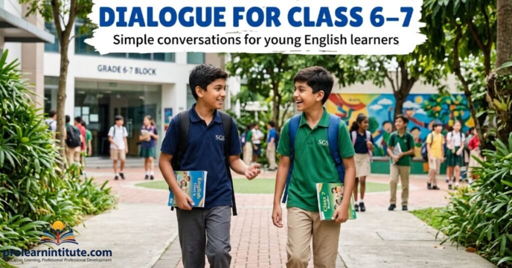 Dialogue for Class 6–7