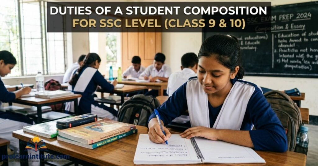 Duties of a Student Composition for SSC Level (Class 9 & 10)