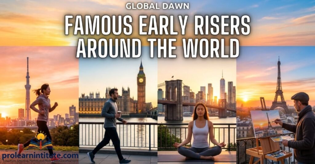 Famous Early Risers Around the World