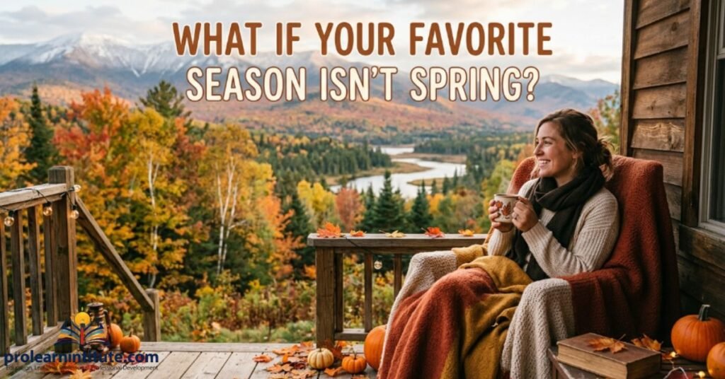 What If Your Favorite Season Isn't Spring