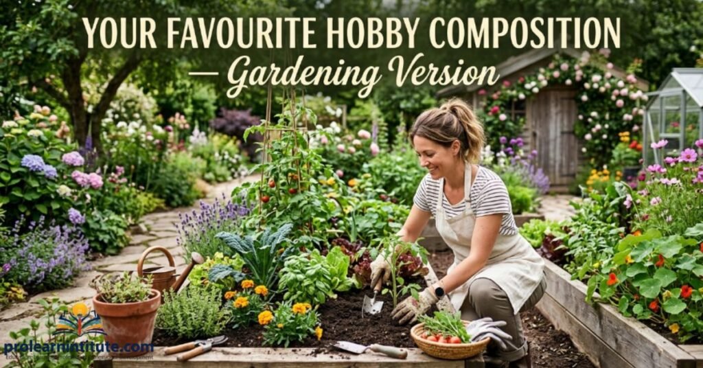 Your Favourite Hobby Composition — Gardening Version