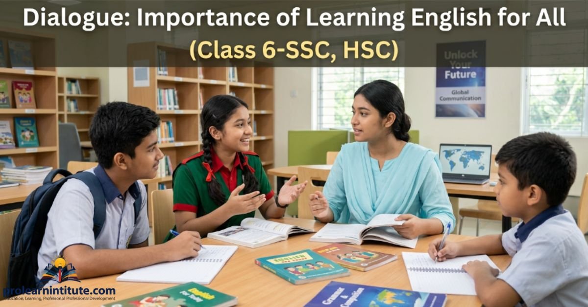 dialogue-importance-of-learning-english-for-all-class-6-ssc-hsc