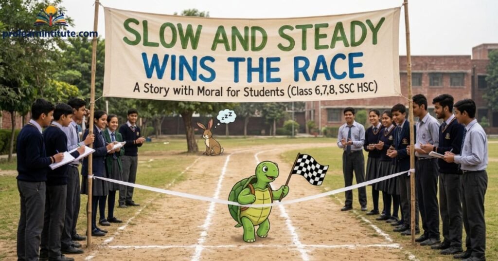 Slow and Steady Wins the Race Story with Moral for Students (Class 6,7,8,ssc HSC) slow-and-steady-wins-the-race-story-with-moral-for-students-class-678ssc-hsc