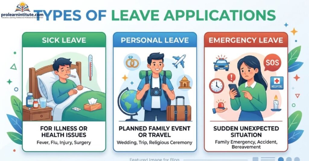 types-of-leave-applications