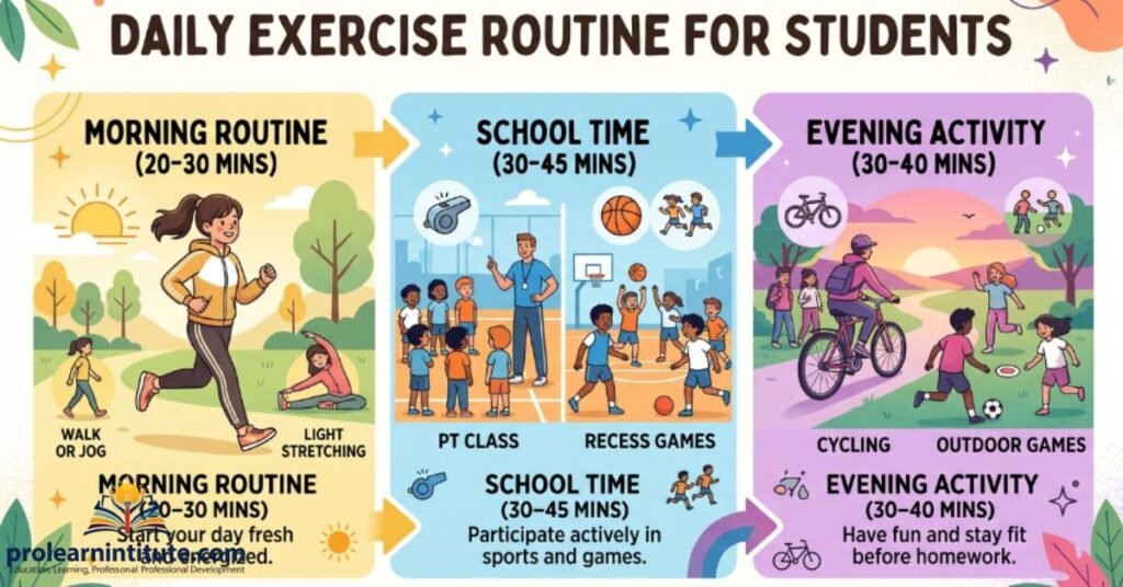 Daily Exercise Routine for Students