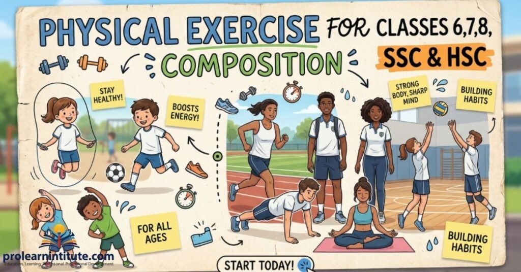 Physical Exercise Composition for Classes 6,7,8, SSC & HSC