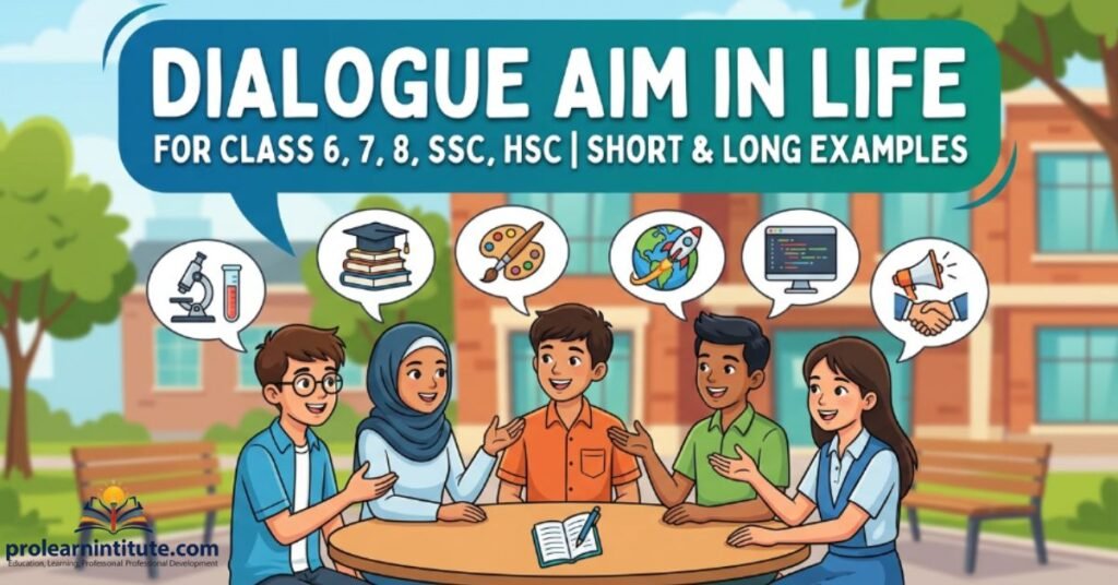 Dialogue Aim in Life – For Class 6,7,8, SSC, HSC with Short & Long Examples dialogue-aim-in-life-–-for-class-678-ssc-hsc