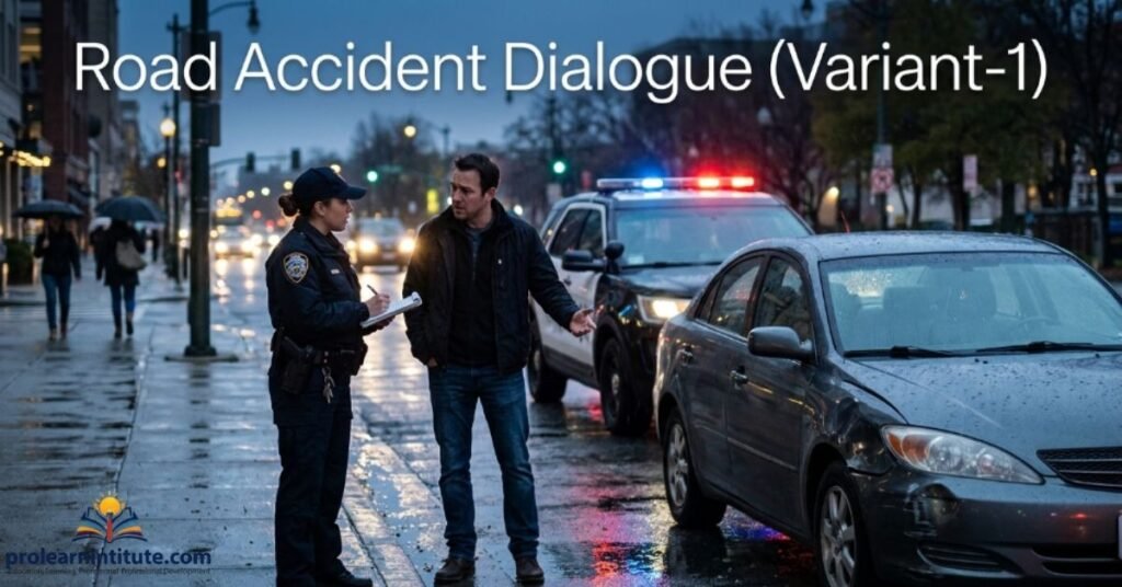 Road Accident Dialogue (Variant-1)
