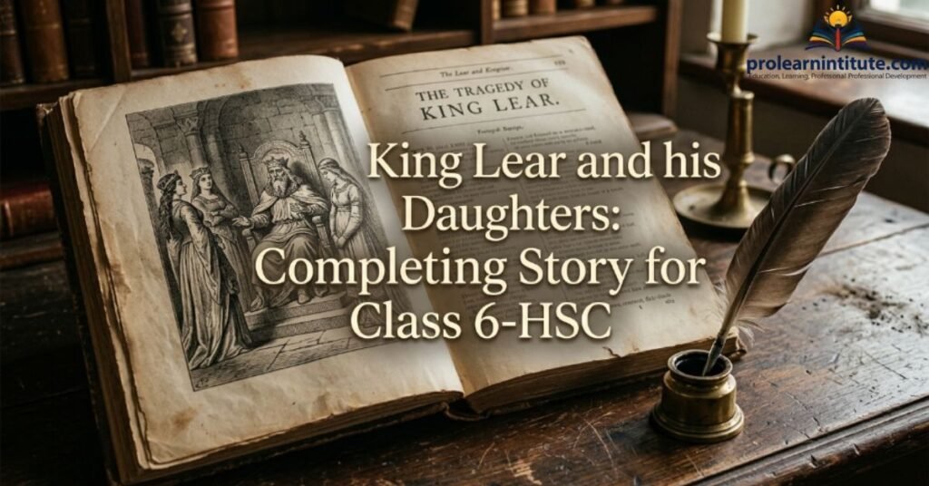 King Lear and his Daughters: Completing Story for Class 6-HSC