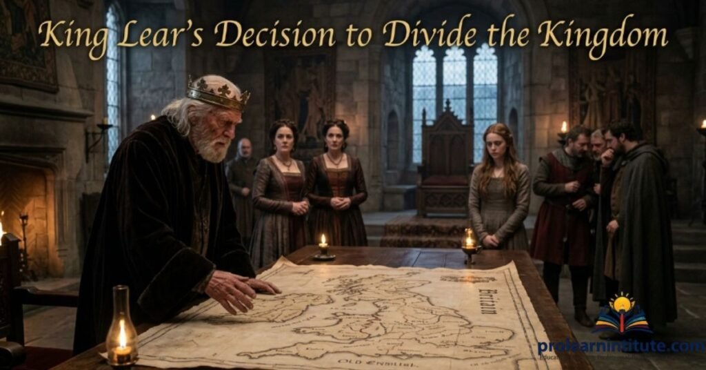 King Lear's Decision to Divide the Kingdom