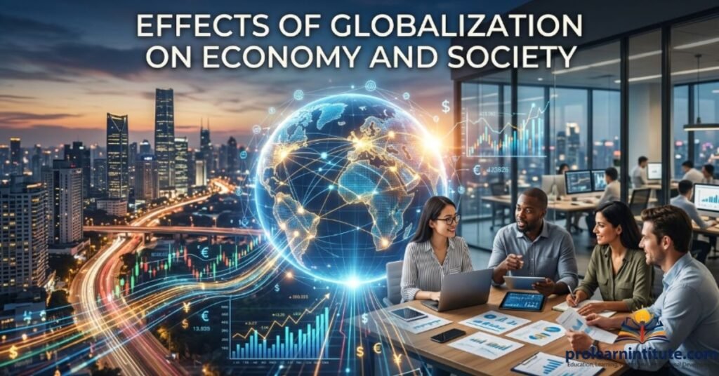 Effects of Globalization on Economy and Society