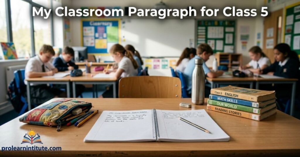 My Classroom Paragraph for Class 5