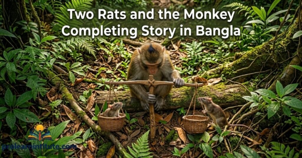 Two Rats and the Monkey Completing Story in Bangla