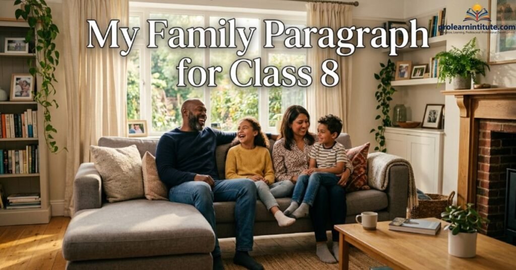 My Family Paragraph for Class 8