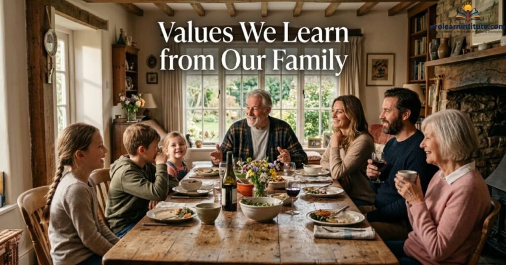 Values We Learn from Our Family