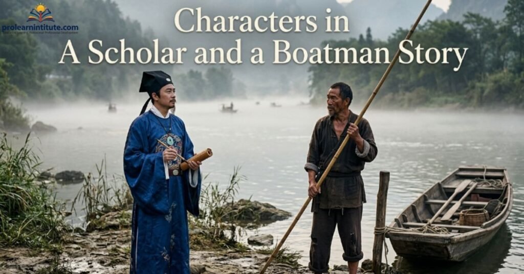 Characters in A Scholar and a Boatman Story