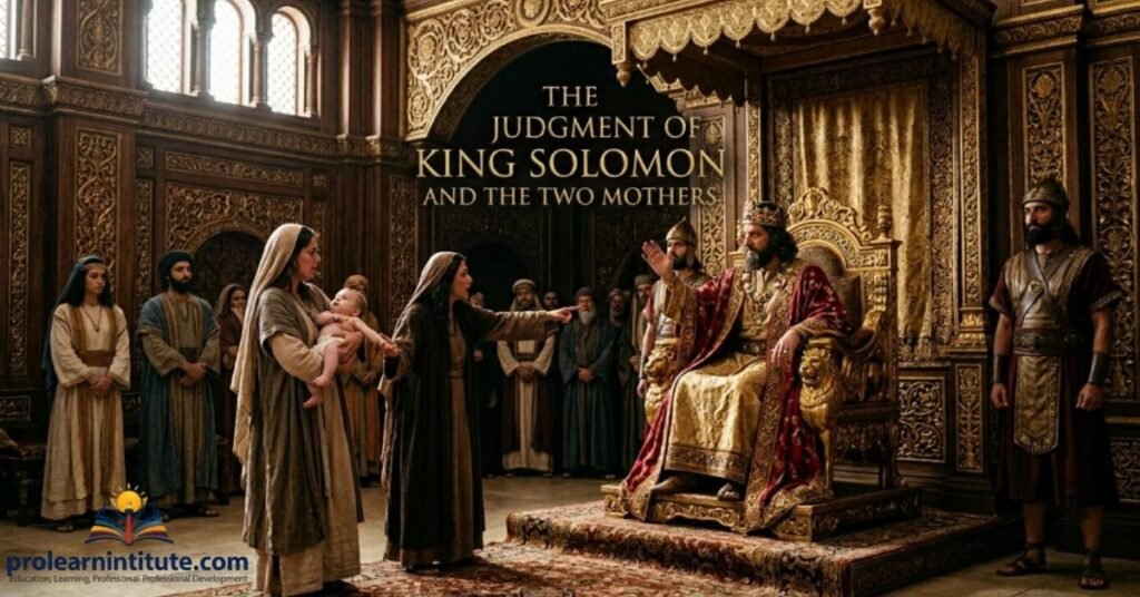 The Judgment of King Solomon and the Two Mothers