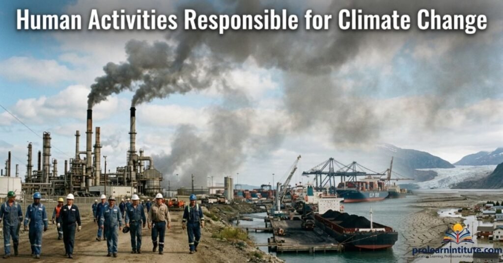Human Activities Responsible for Climate Change
