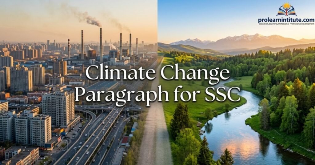 Climate Change Paragraph for SSC