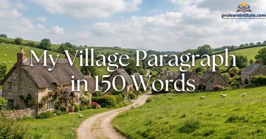 My Village Paragraph in 150 Words