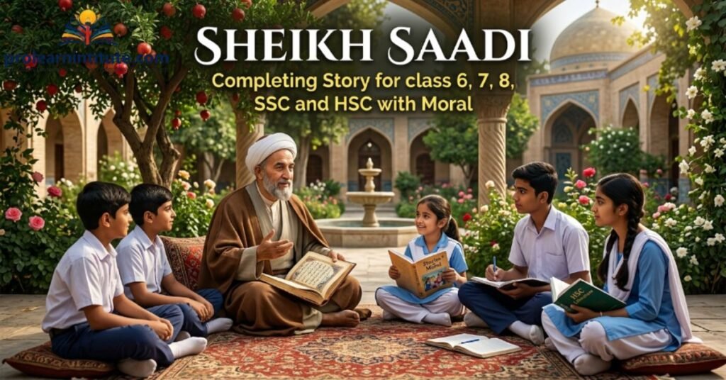 sheikh-saadi-completing-story-for-class-6-7-8-ssc-and-hsc-with-moral