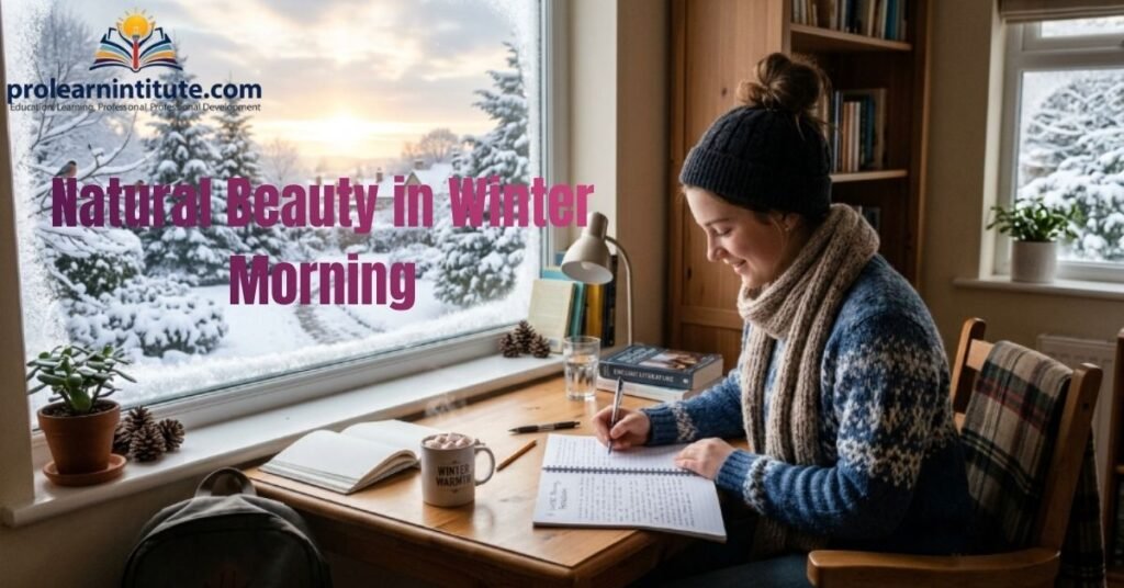 Natural Beauty in Winter Morning