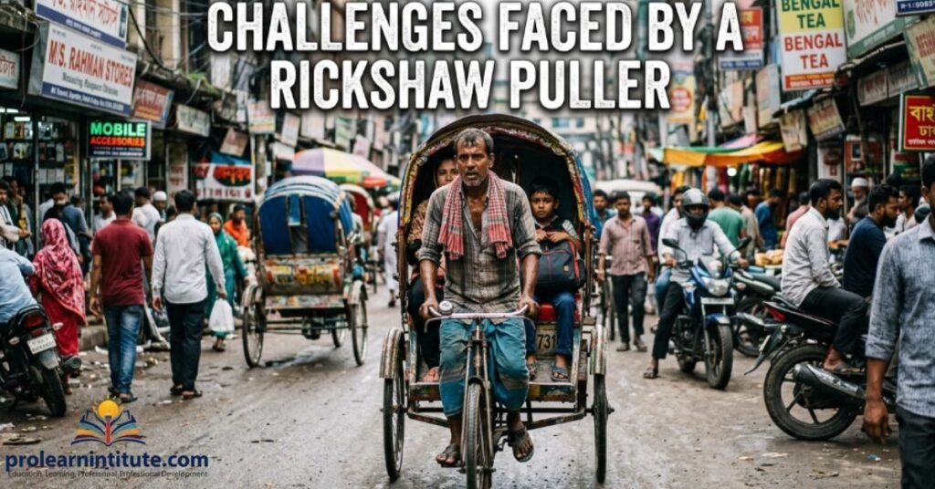 Challenges Faced by a Rickshaw Puller