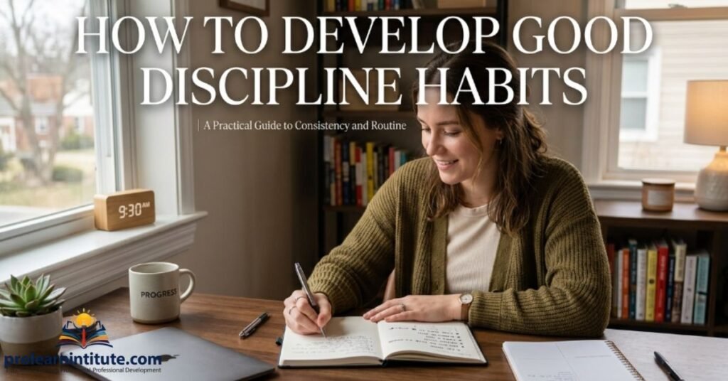 How to Develop Good Discipline Habits