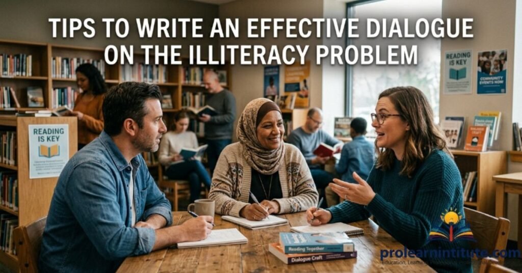 Tips to Write an Effective Dialogue on the Illiteracy Problem