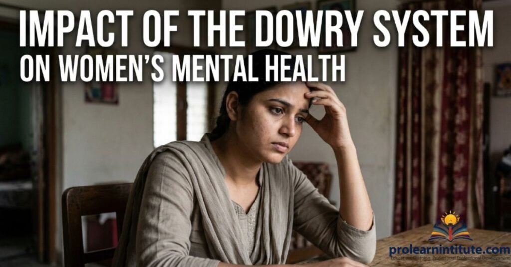 Impact of the Dowry System on Women's Mental Health