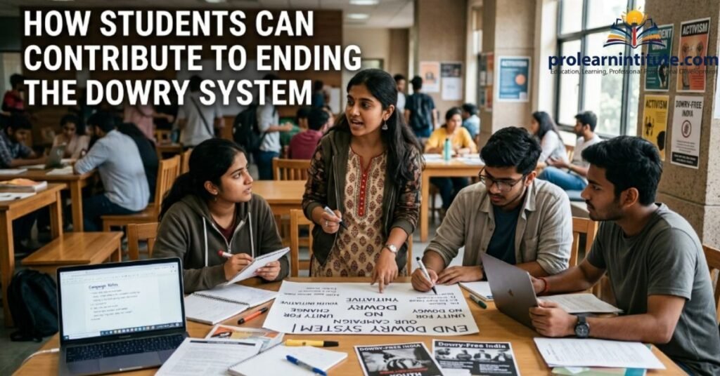 How Students Can Contribute to Ending the Dowry System