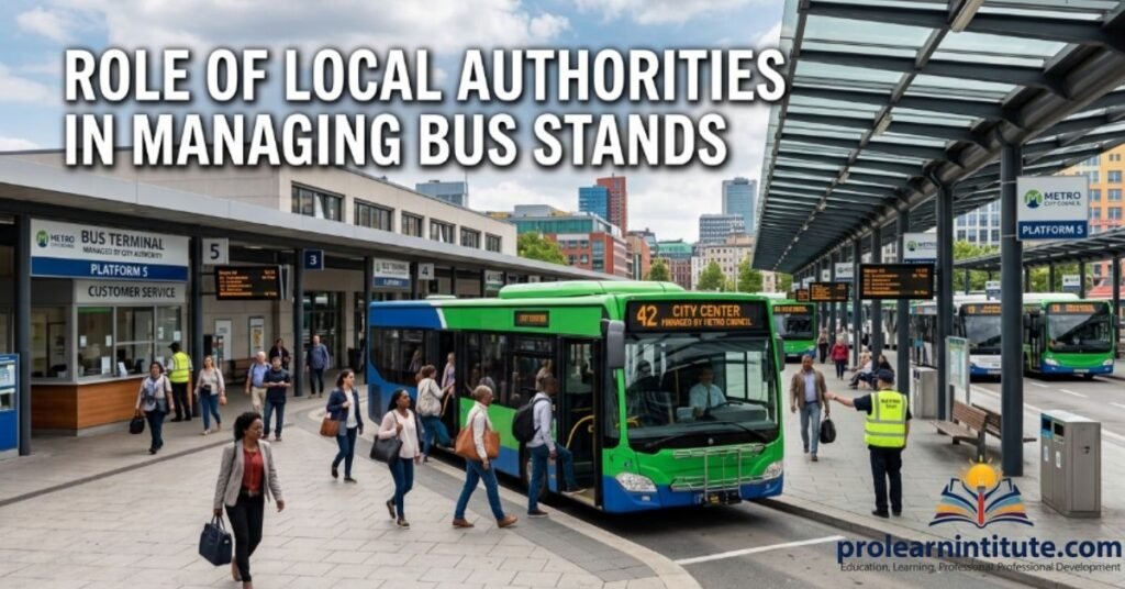 Role of Local Authorities in Managing Bus Stands
