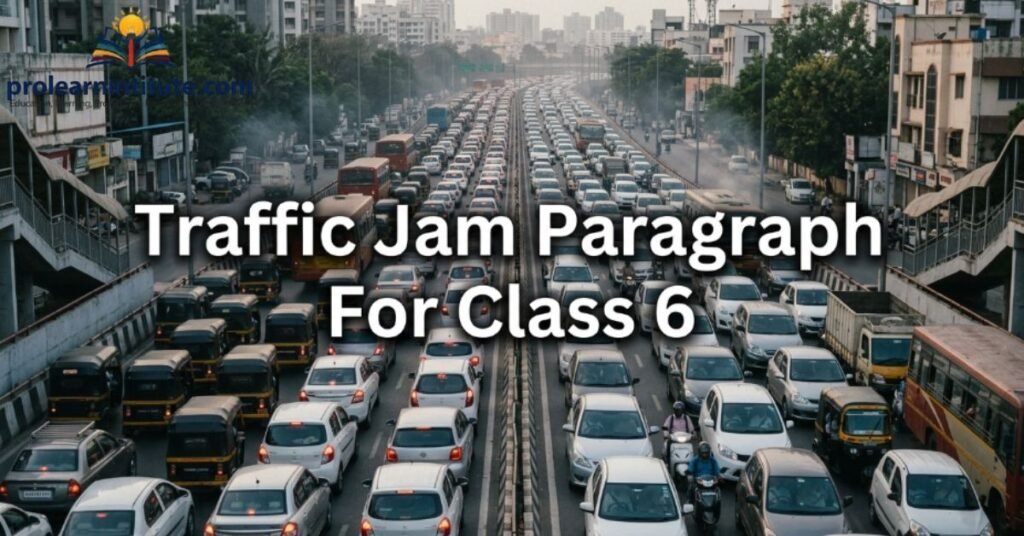 Traffic Jam Paragraph For Class 6