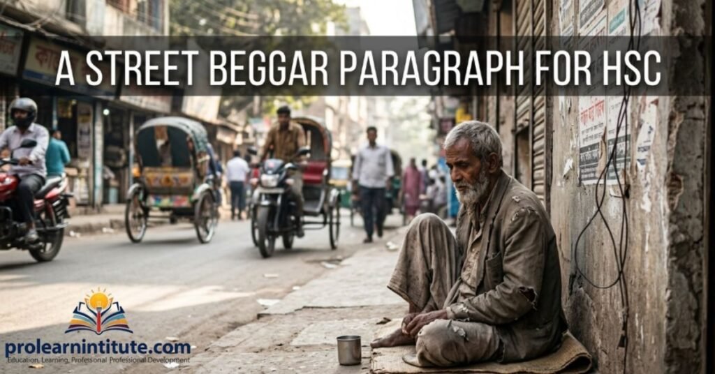 A Street Beggar Paragraph for HSC