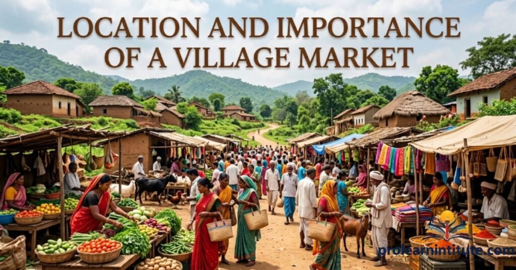 Location and Importance of a Village Market