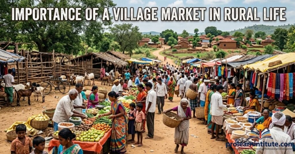Importance of a Village Market in Rural Life
