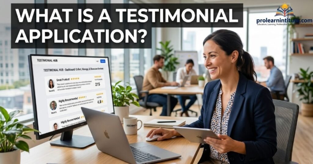 What Is a Testimonial Application?