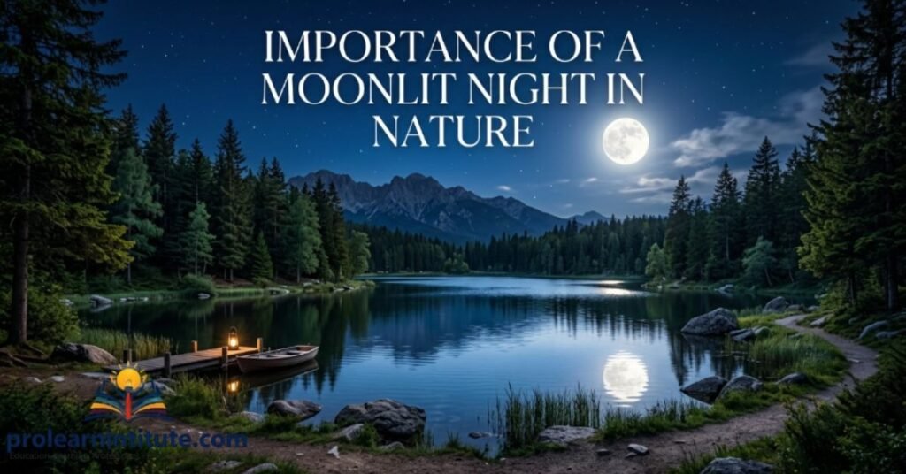 Importance of a Moonlit Night in Nature
