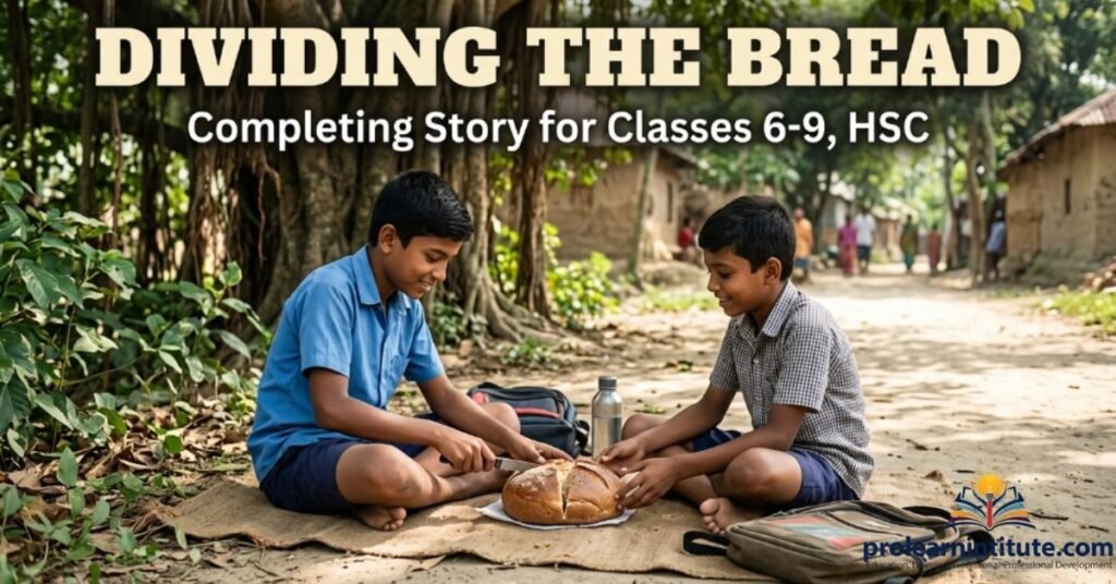 Dividing the Bread Completing Story for Classes 6-9, HSC