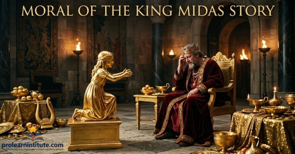 Moral of the King Midas Story