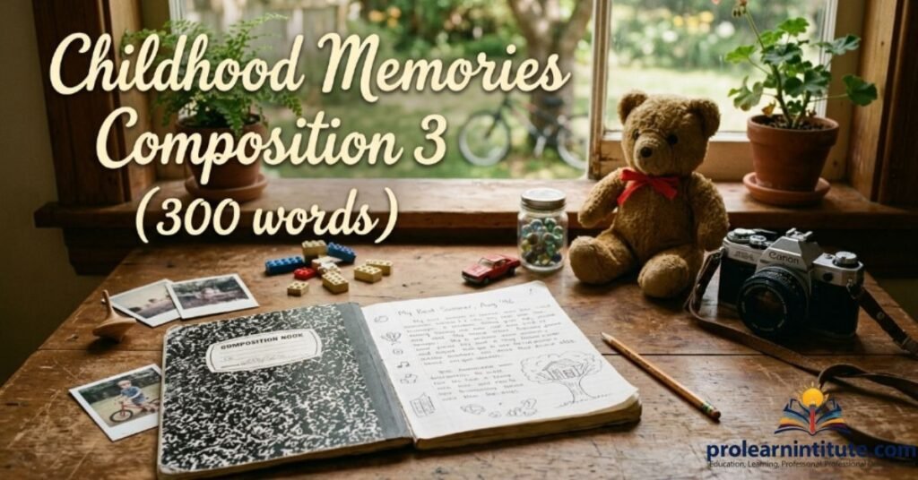 Childhood Memories Composition 3 (300 words)