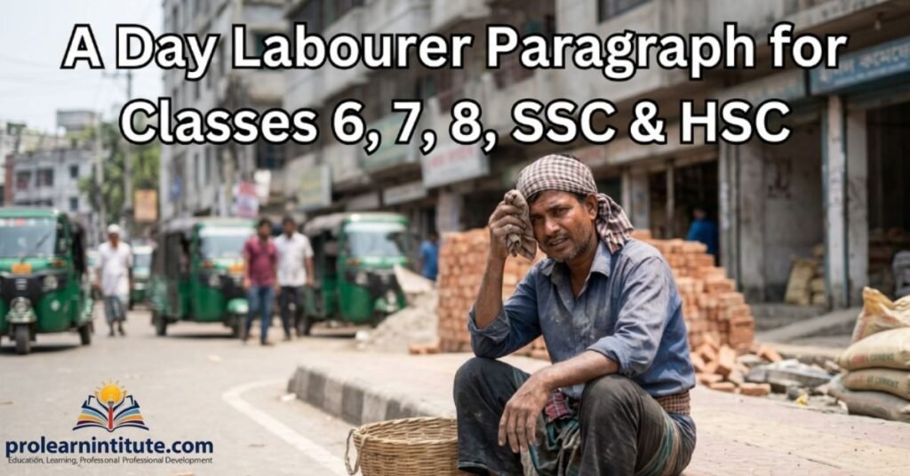 A Day Labourer Paragraph for Classes 6, 7, 8, SSC & HSC