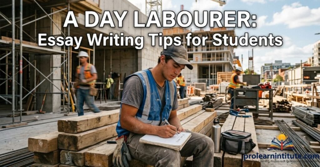 A Day Labourer: Essay Writing Tips for Students