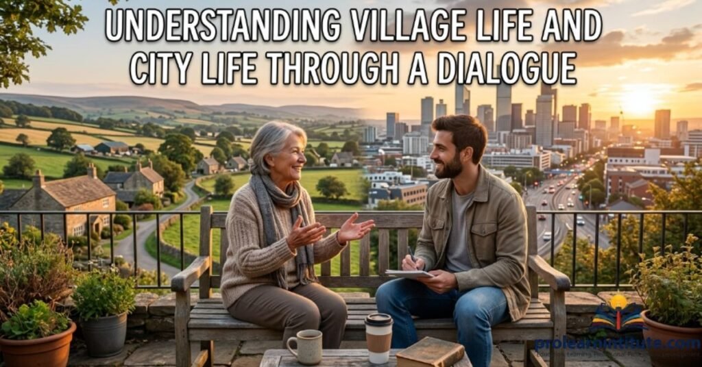 Understanding Village Life and City Life Through a Dialogue