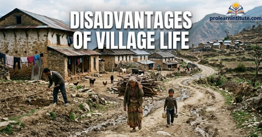 Disadvantages of Village Life