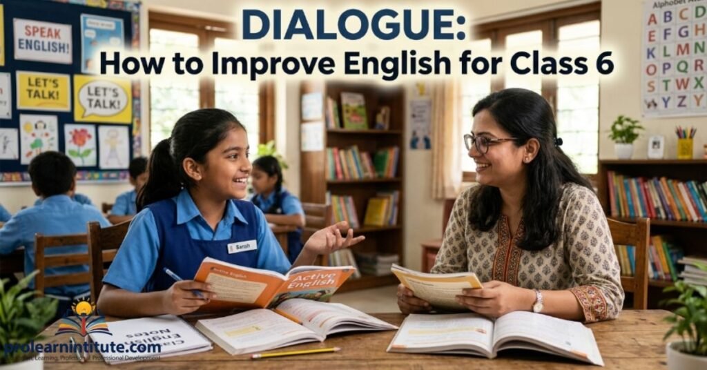 Dialogue: How to Improve English for Class 6
