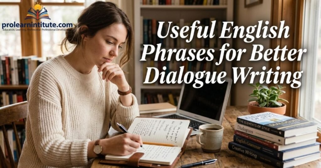 Useful English Phrases for Better Dialogue Writing