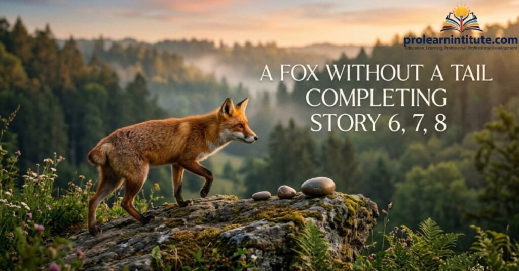 A Fox Without a Tail Completing Story 6, 7, 8