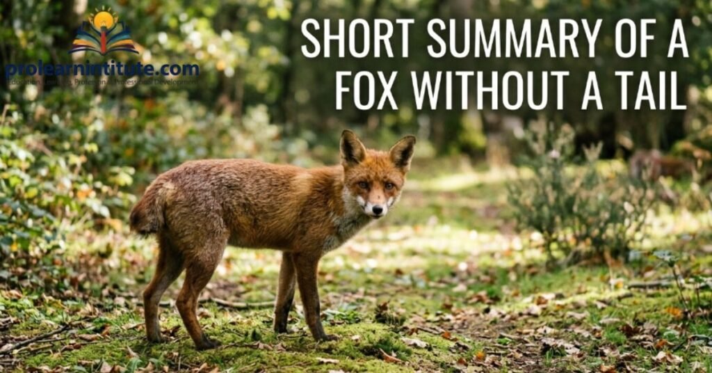 Short Summary of A Fox Without a Tail